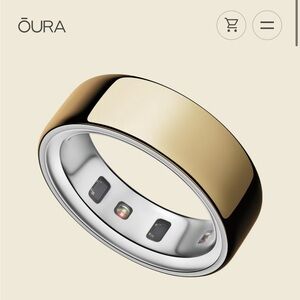 Oura Gold Smart Ring size 7